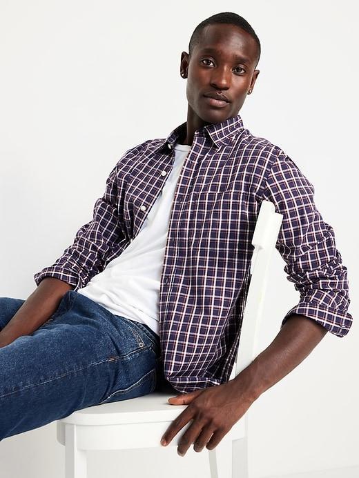 Slim Fit Built-In Flex Poplin Everyday Shirt Product Image