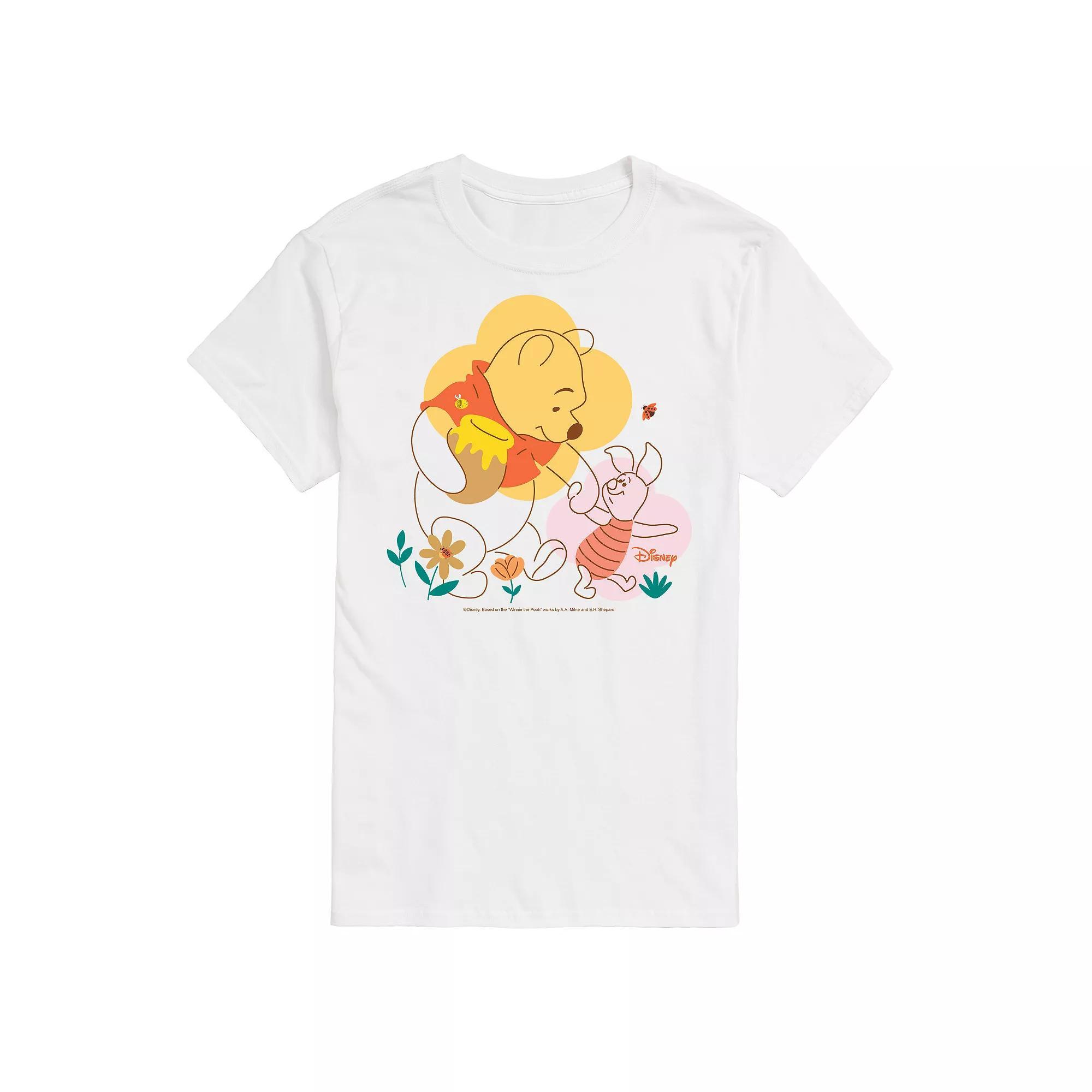 Disney's Winnie the Pooh Big & Tall Pooh And Piglet Graphic Tee, Men's,  Product Image