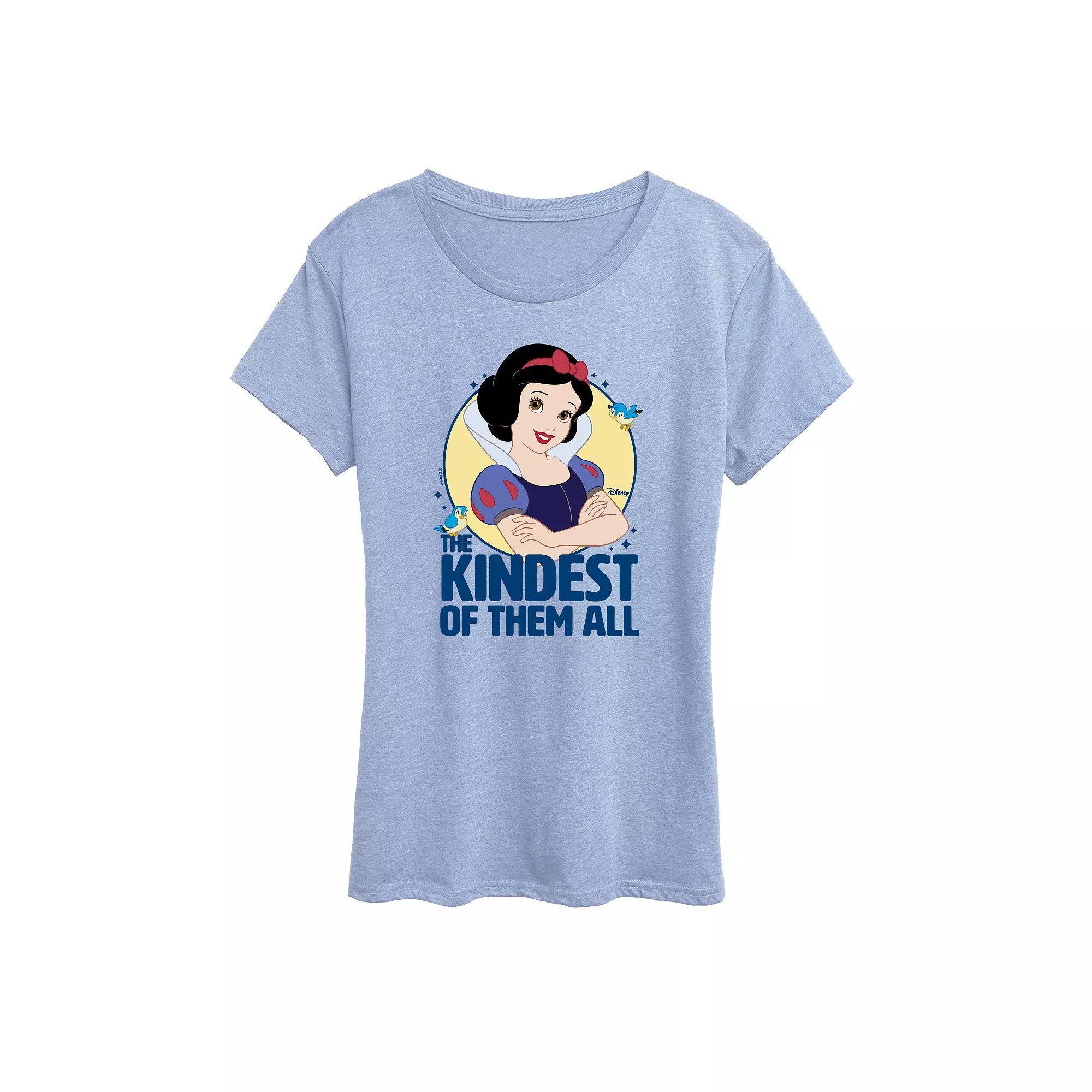 Disney Princess Snow White Women's The Kindest Of Them All Graphic Tee,  Product Image