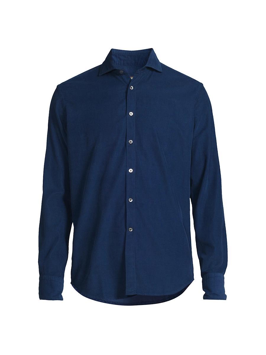 Mens Garment-Dyed Corduroy Sport Shirt Product Image