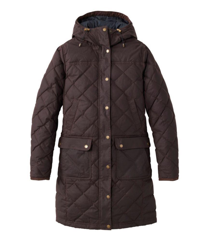 Women's Upcountry Waxed Down Hooded Coat Product Image