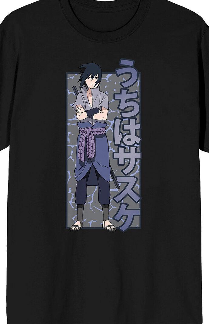 Men's Naruto Shippuden Sasuke Anime T-Shirt Product Image