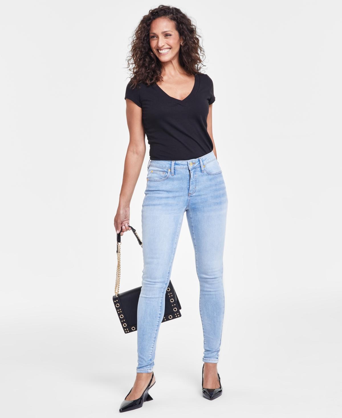 I.n.c. International Concepts Womens Mid Rise Skinny Jeans, Created for Macys Product Image