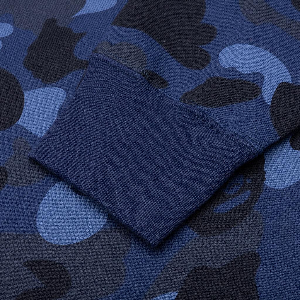 Color Camo Pullover Hoodie - Navy Male Product Image