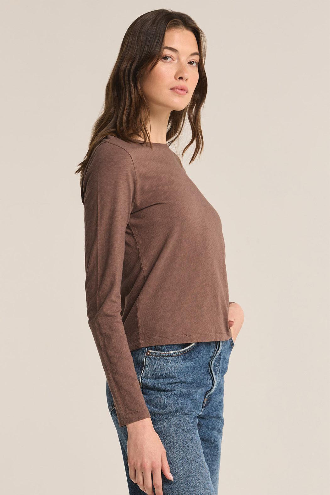 Modern Slub Long Sleeve Tee Product Image