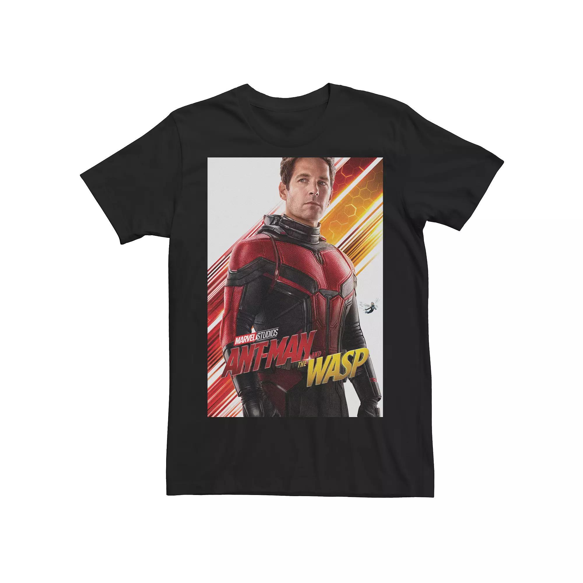 Men's Ant-Man And The Wasp Movie Poster Tee, Size: Medium, Black Product Image