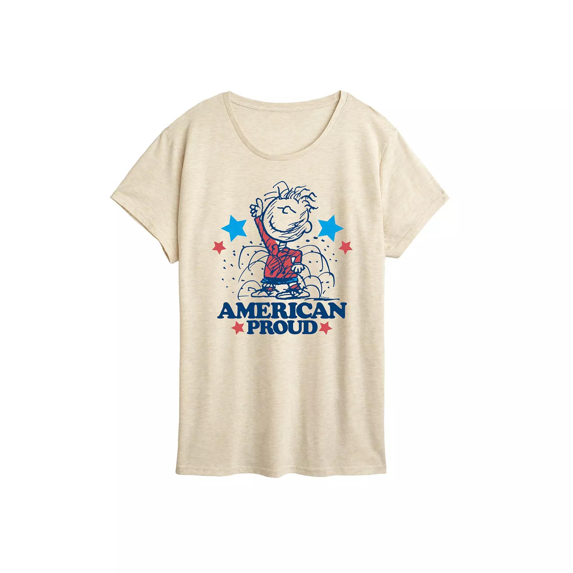Women's Peanuts Pigpen American Proud Graphic Tee,  Product Image