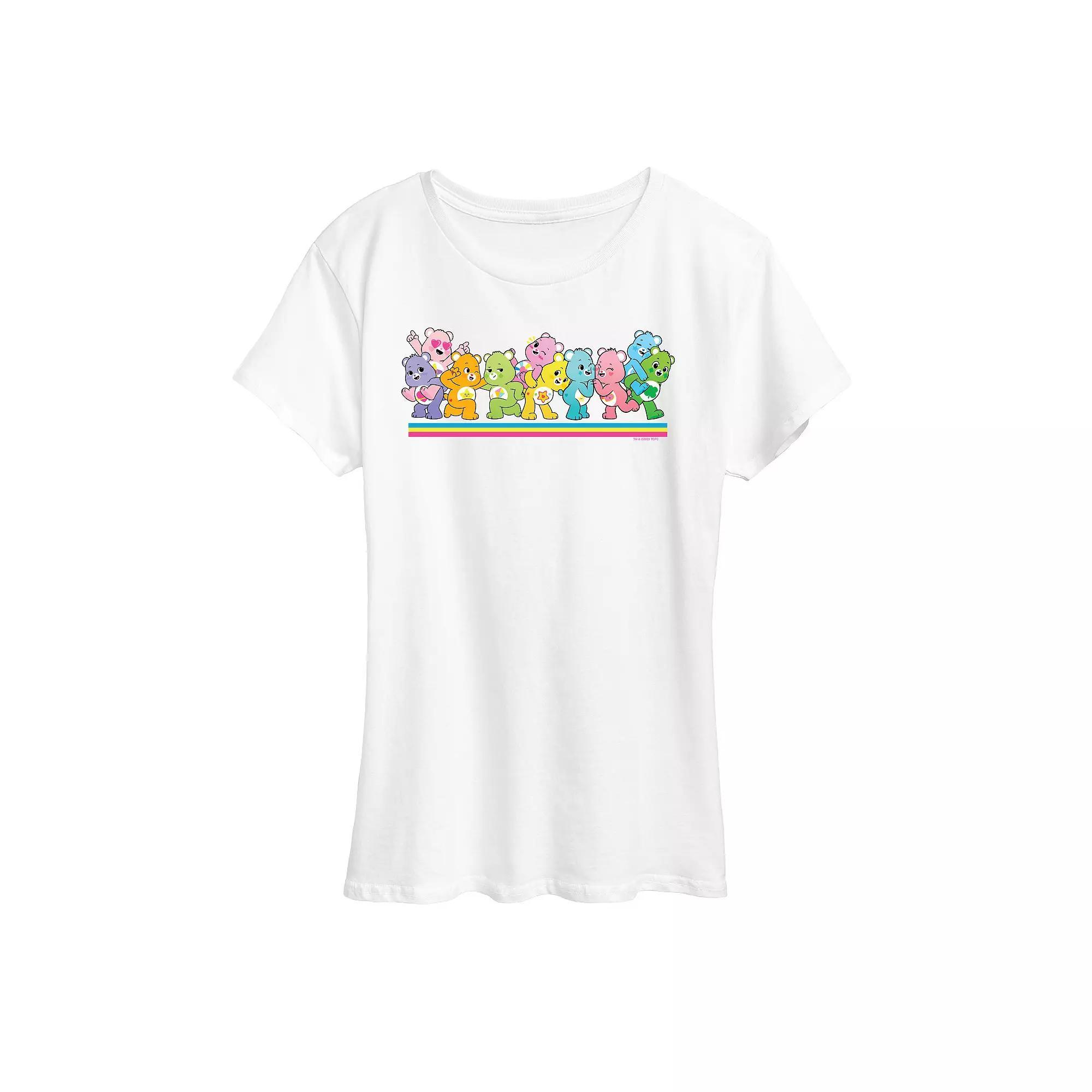 Women's Care Bears Care Lineup Graphic Tee, Girl's,  Product Image