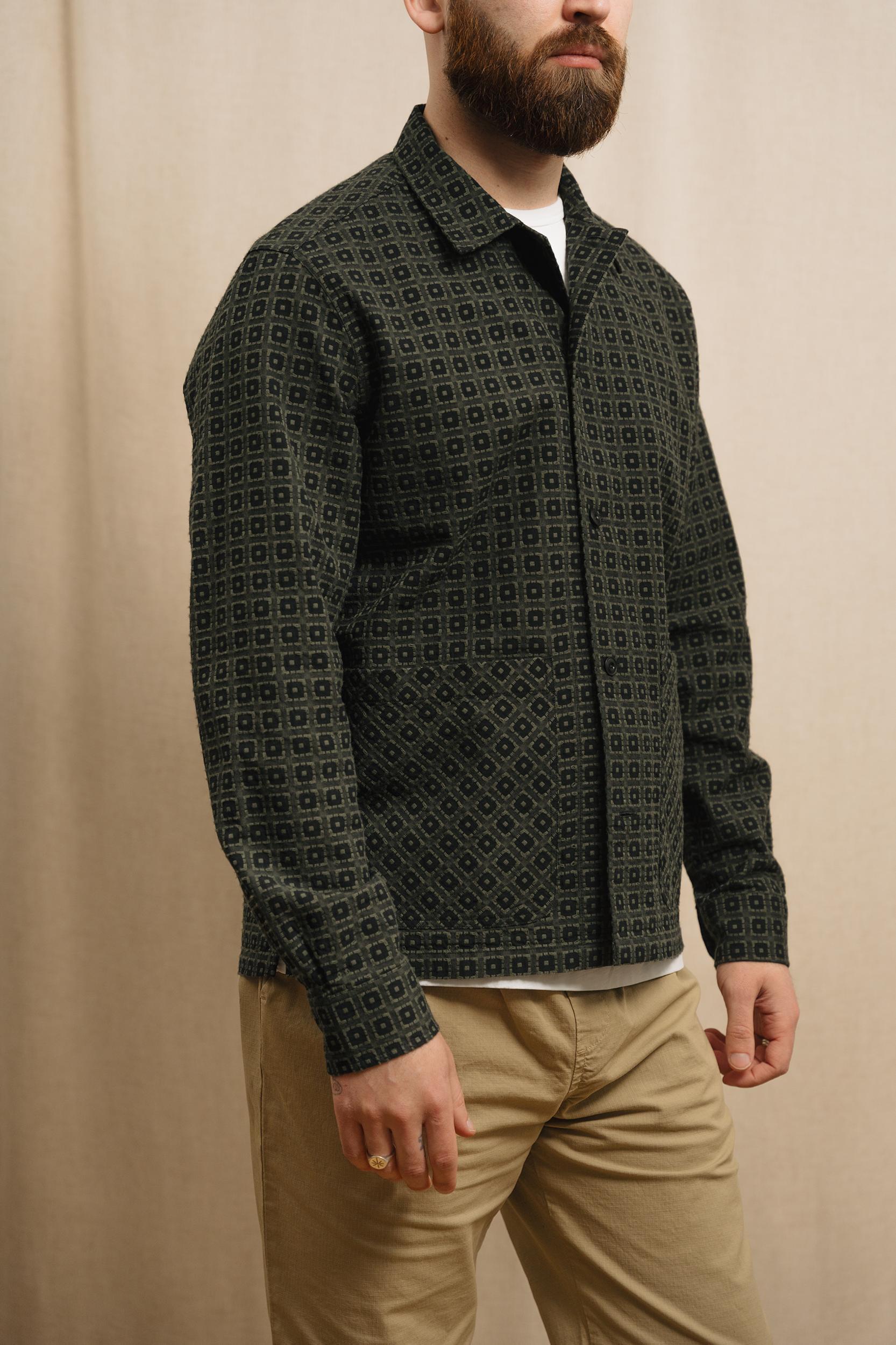 Box Jacquard Overshirt Product Image