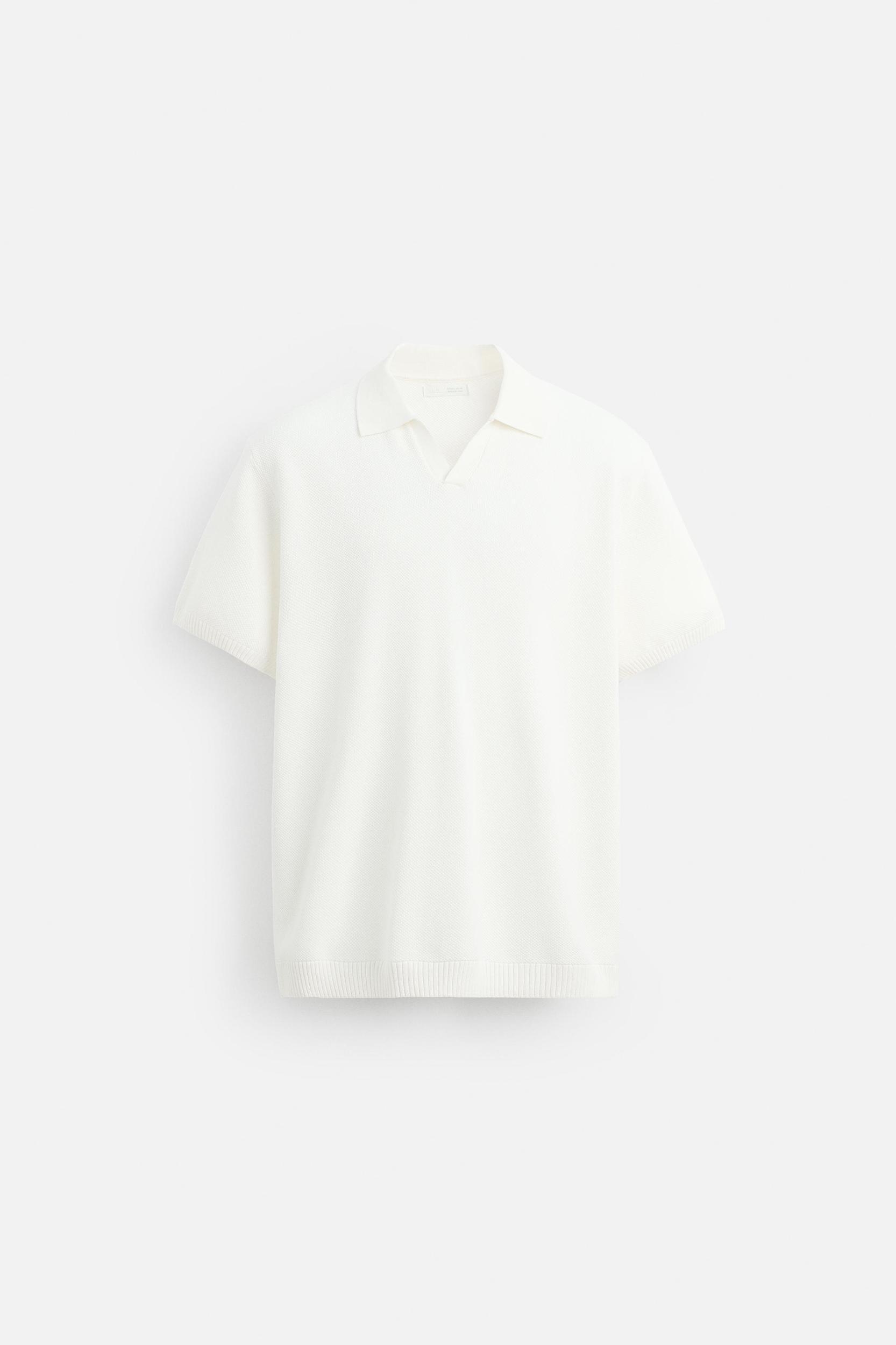 TEXTURED KNIT POLO Product Image