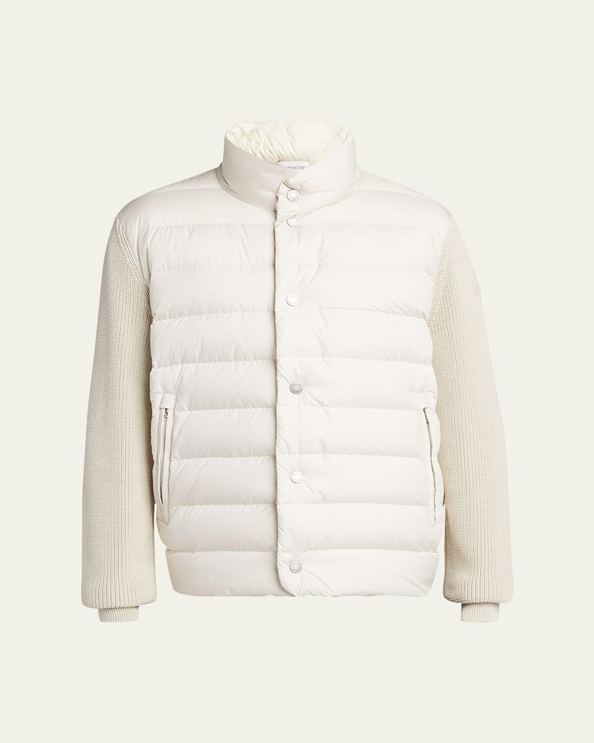 Mens Down Knit Combo Jacket Product Image