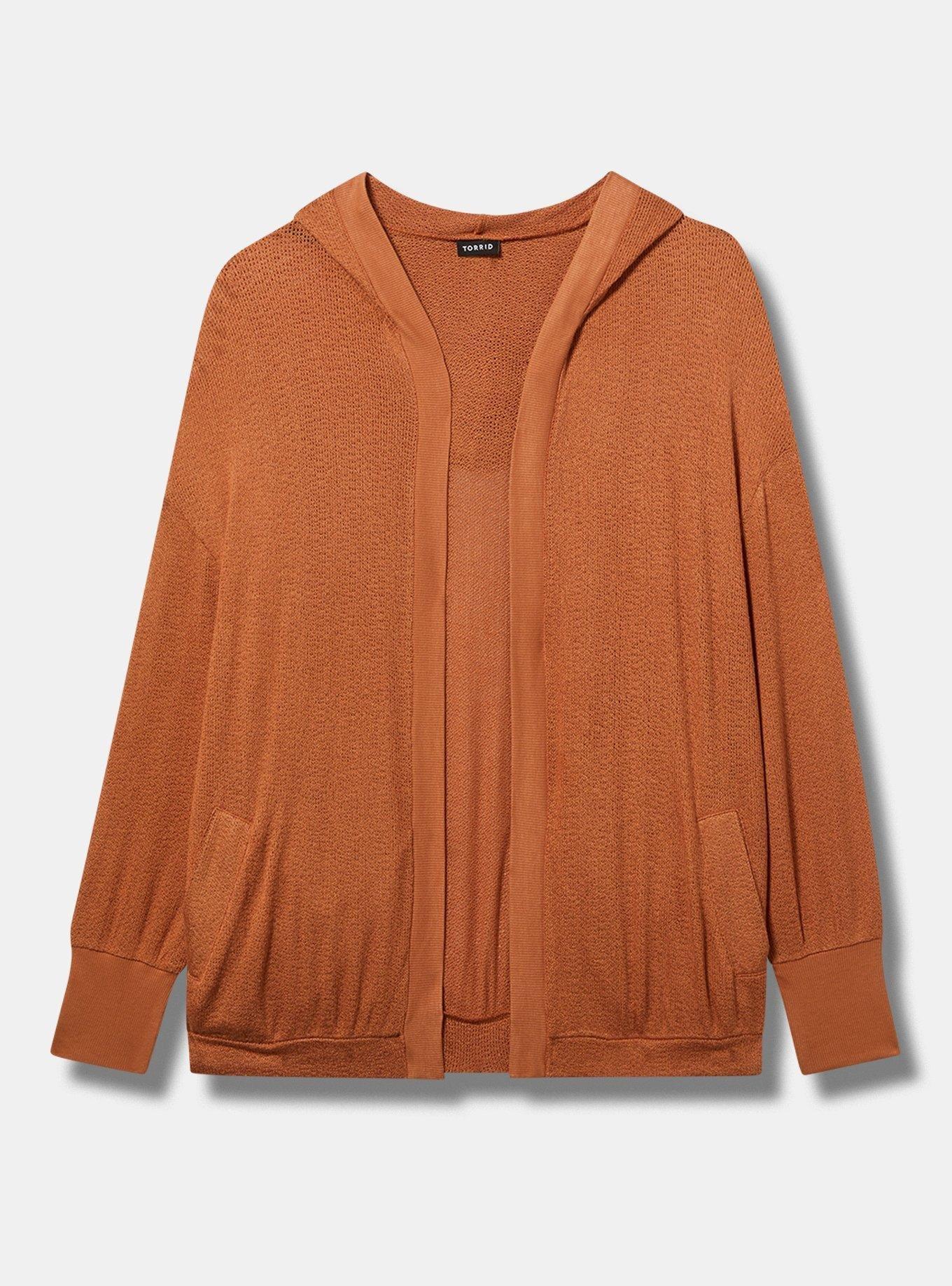 Open Hooded Cardigan Product Image