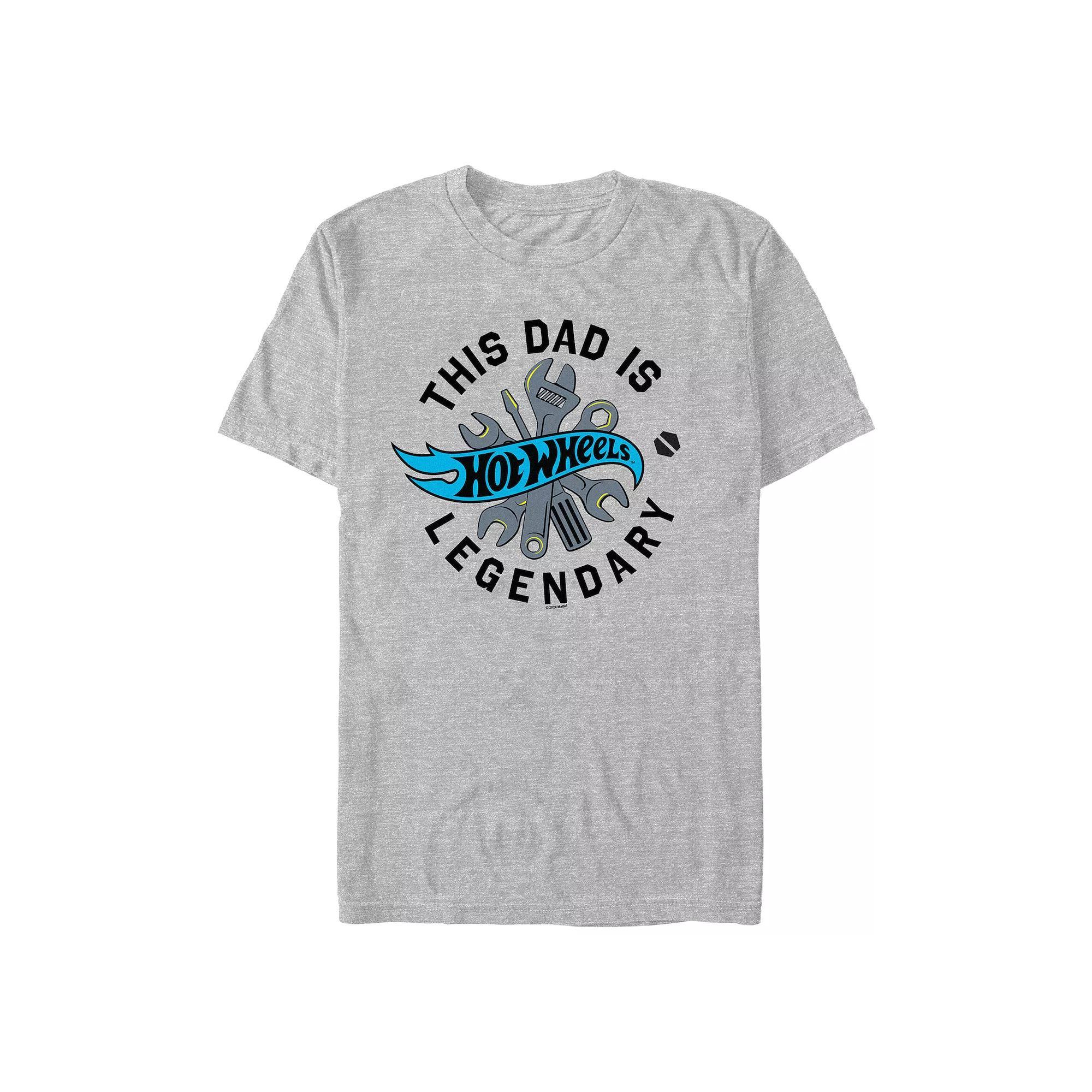 Men's Hot Wheels This Dad Is Legendary Graphic Tee,  Product Image