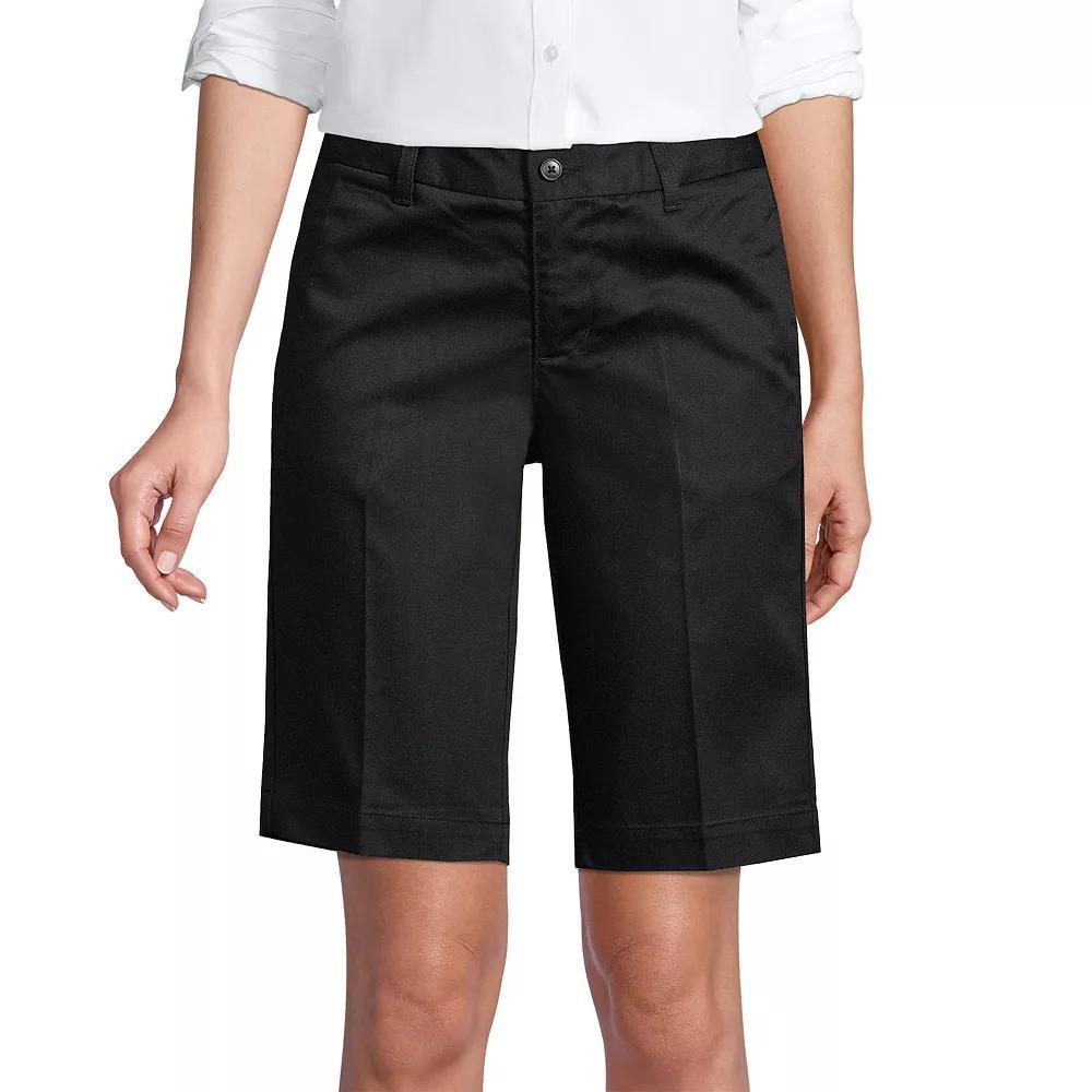 Women's Lands' End Front Blend Chino Shorts,  Product Image