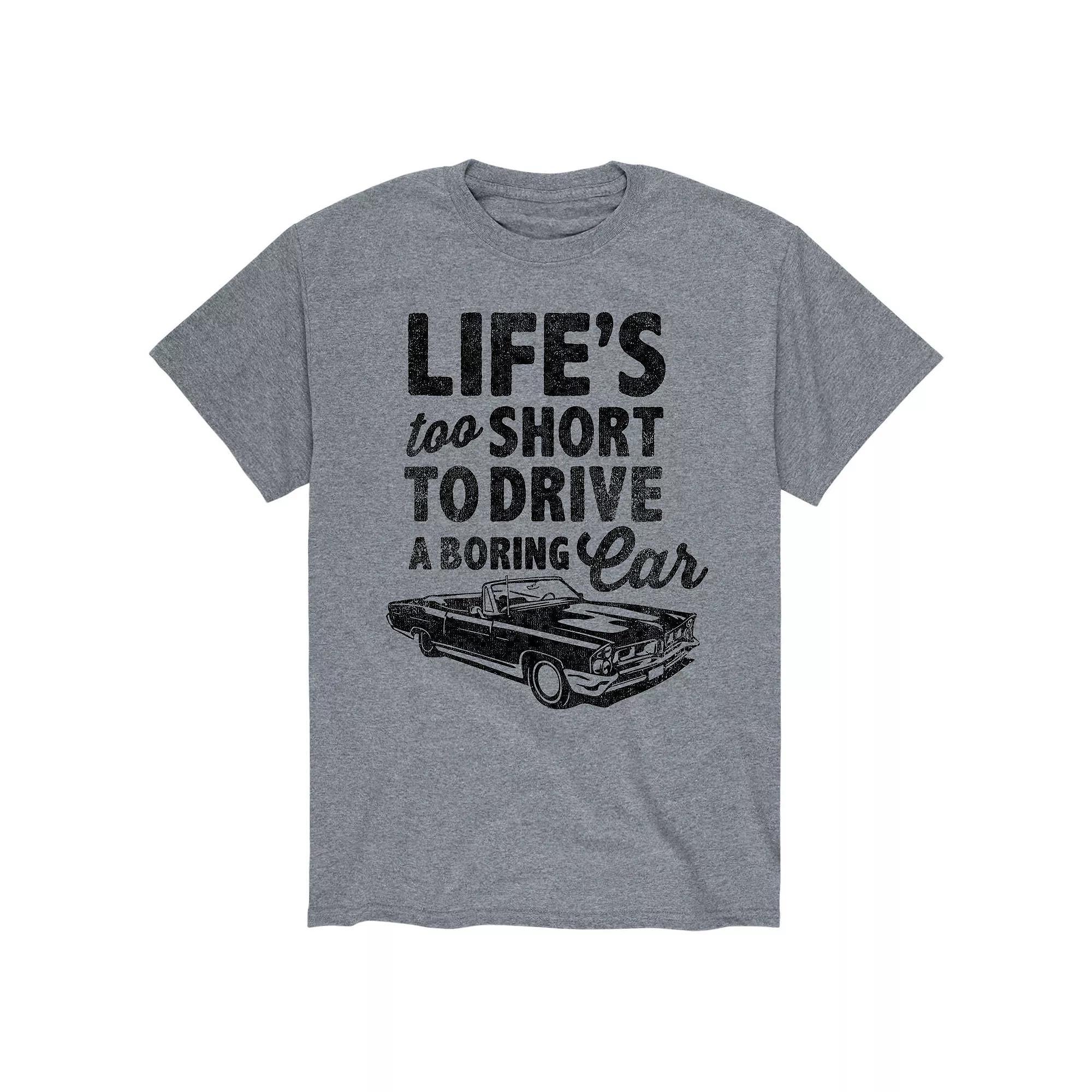 Men's Too Short Boring Car Tee, Size: Medium, Gray Product Image