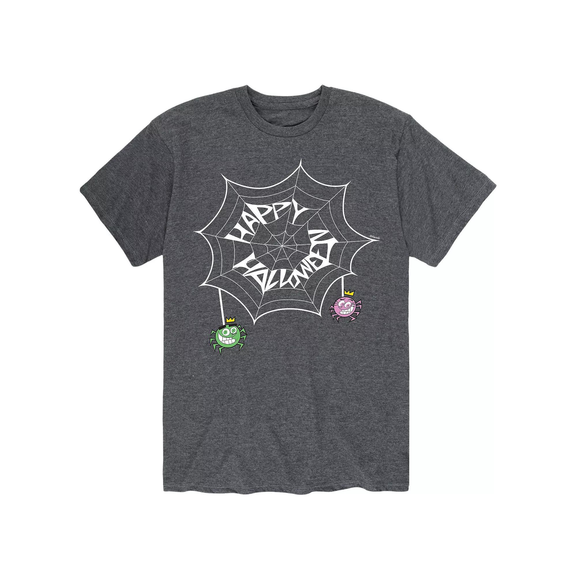 Men's Fairly Odd Parents Happy Halloween Tee, Size: Small, Gray Product Image