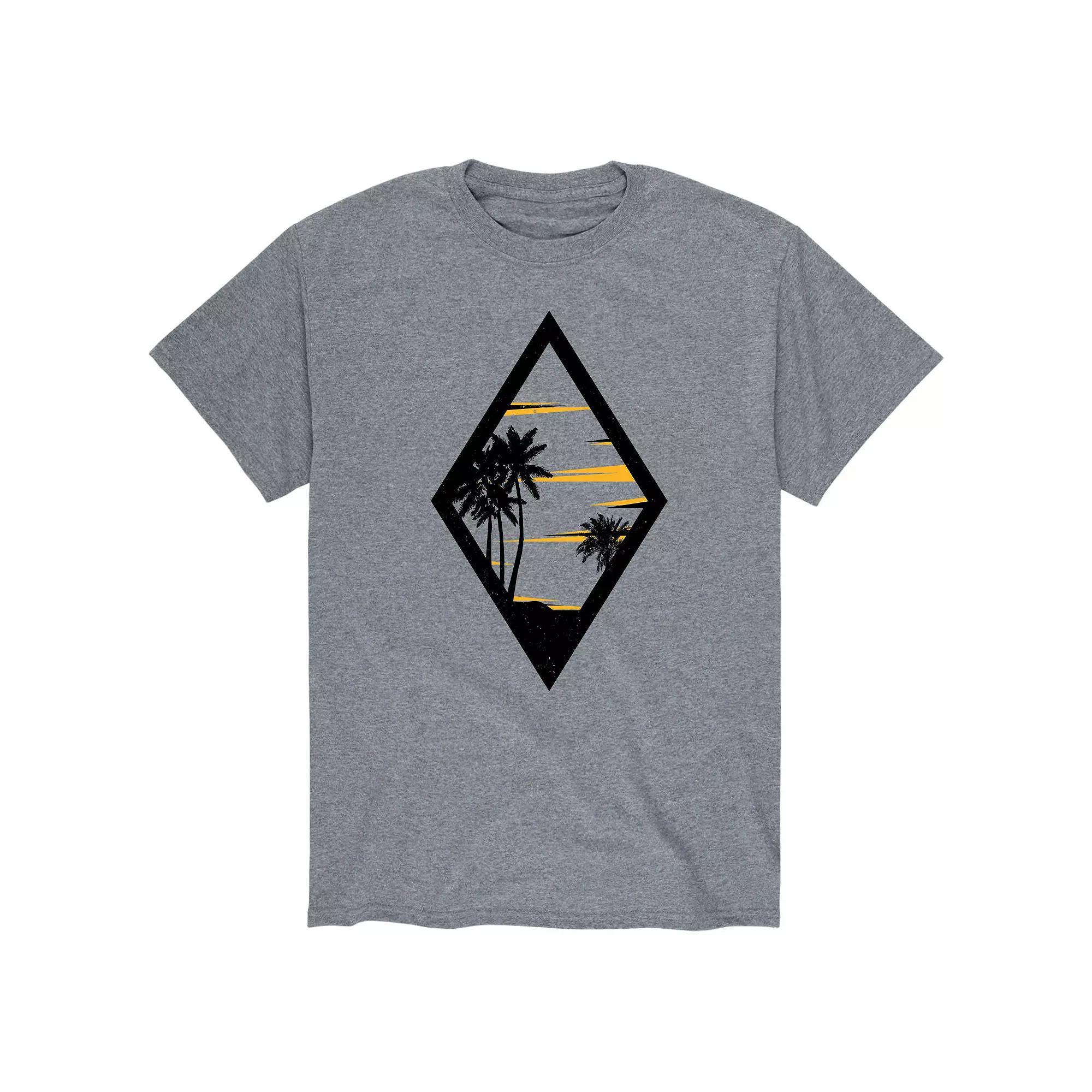 Big & Tall Beach Scene Graphic Tee, Men's,  Product Image