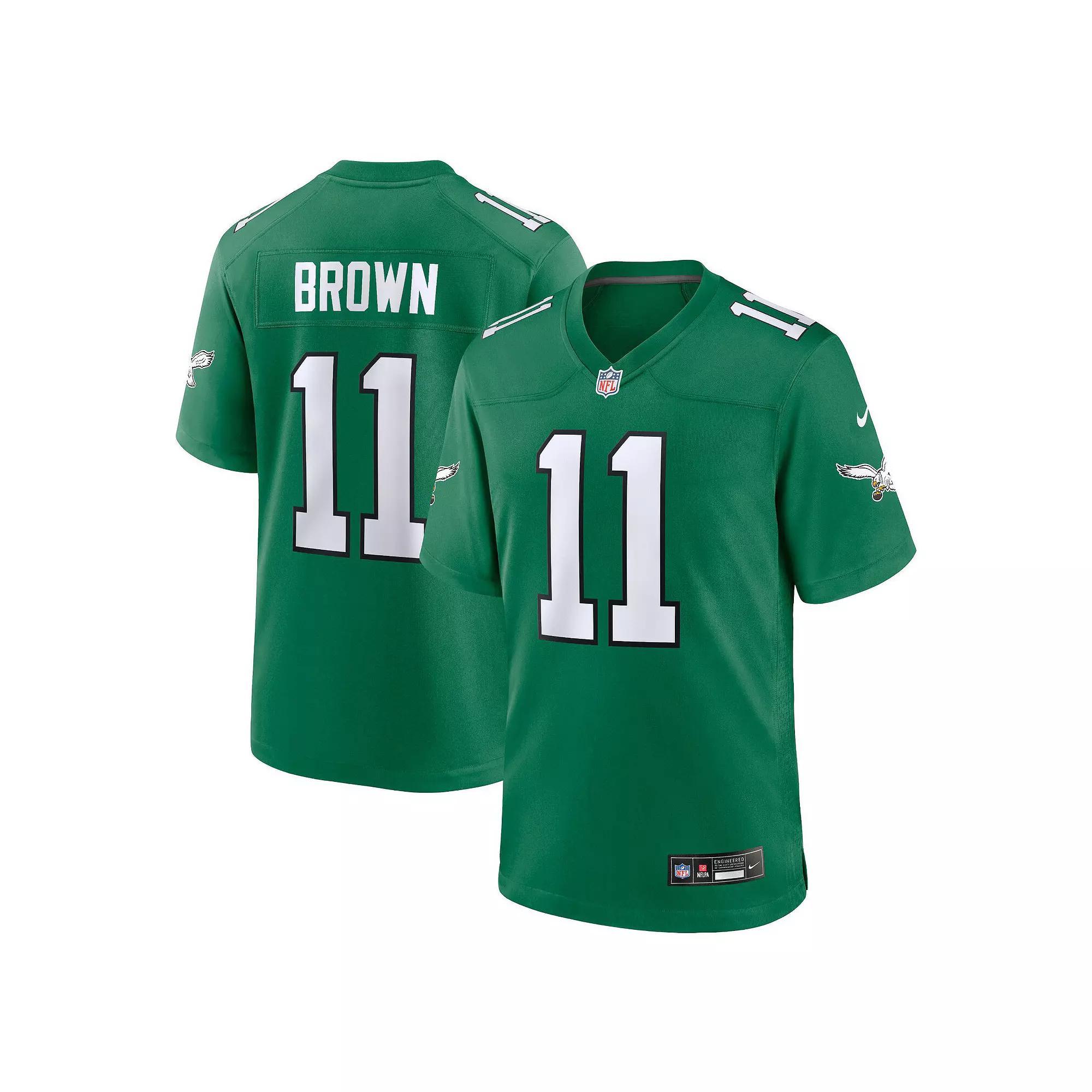 A.J. Brown Philadelphia Eagles Nike Men's NFL Game Football Jersey Product Image