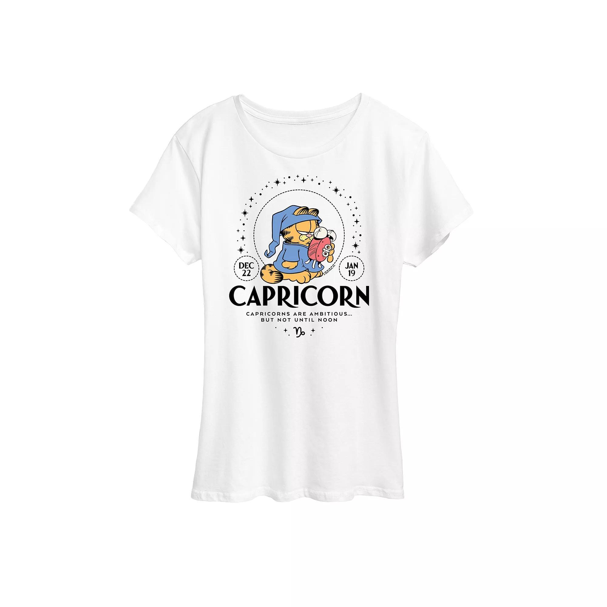 Plus Garfield Capricorn Graphic Tee, Women's,  Product Image