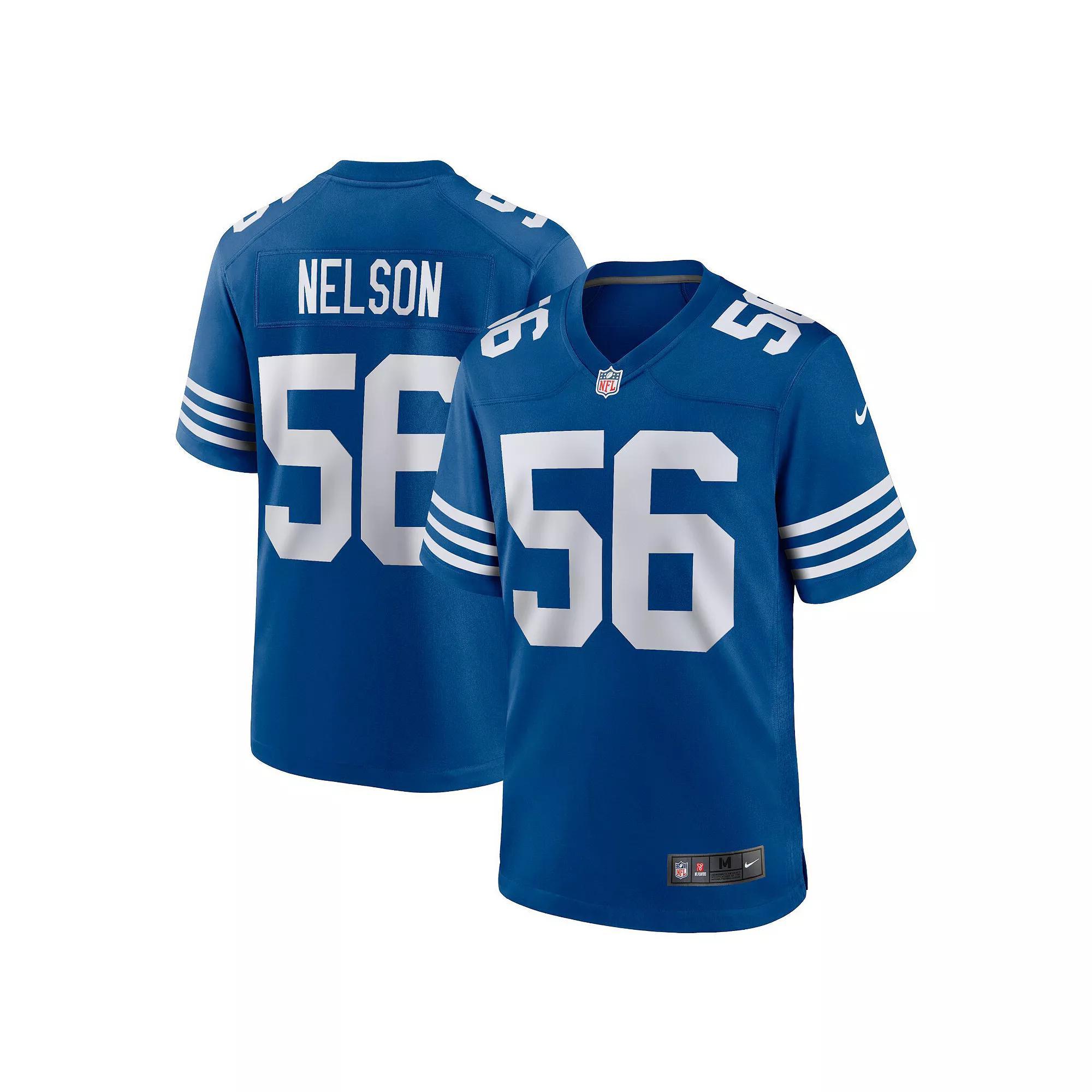 Men's Nike Quenton Nelson Royal Indianapolis Colts Alternate Game Jersey,  Product Image