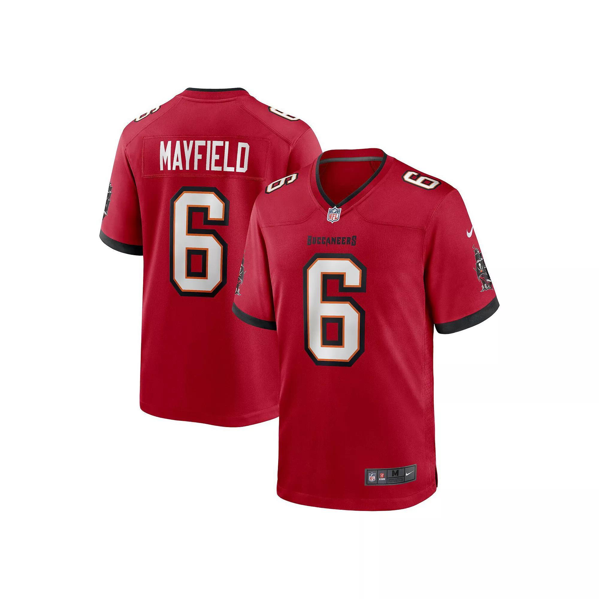 Men's Nike Baker Mayfield Red Tampa Bay Buccaneers Team Game Jersey, Size: 3XL Product Image