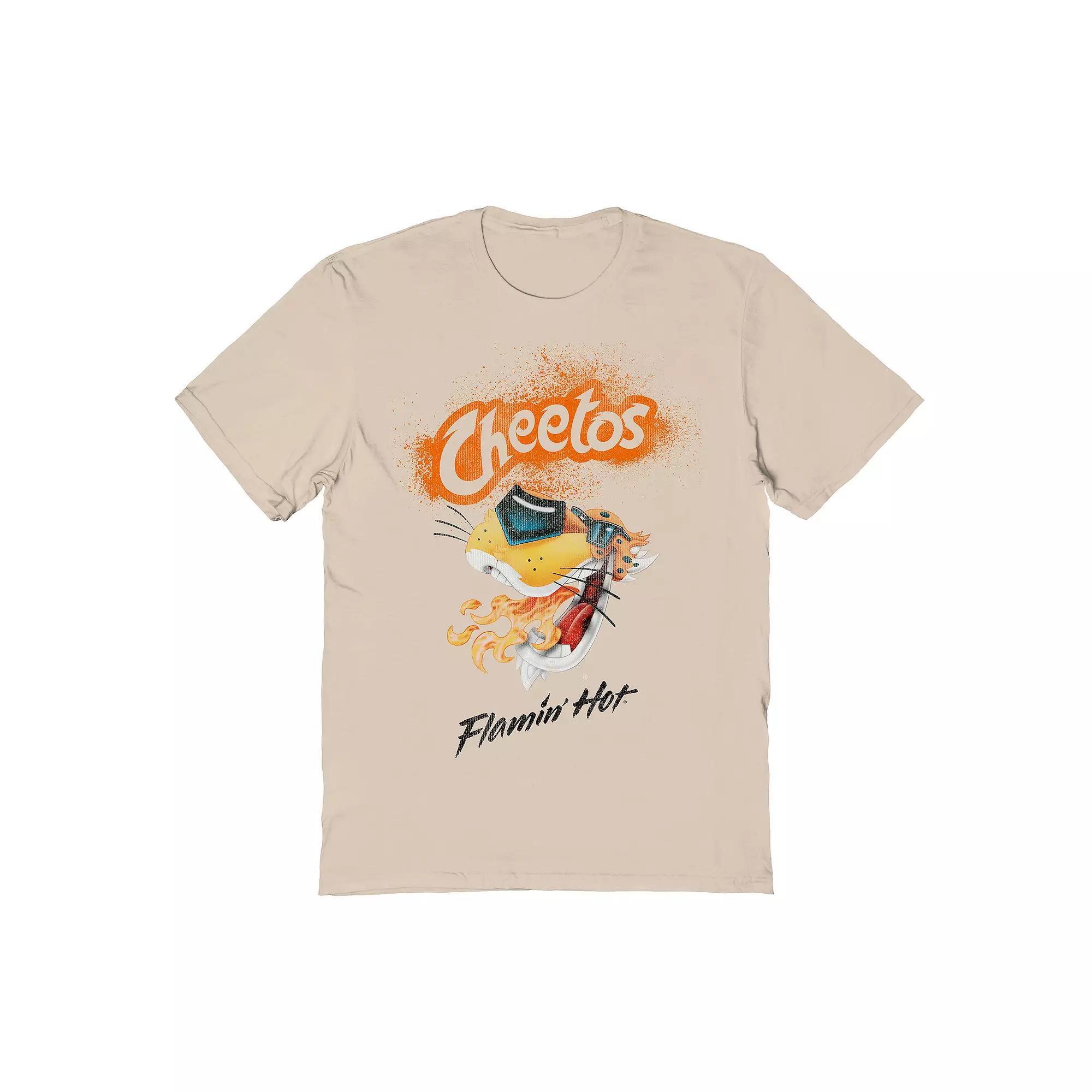 Men's Flamin Hot Alternate Jumbo Dist Graphic T-Shirt, Size: Large, Brown Product Image