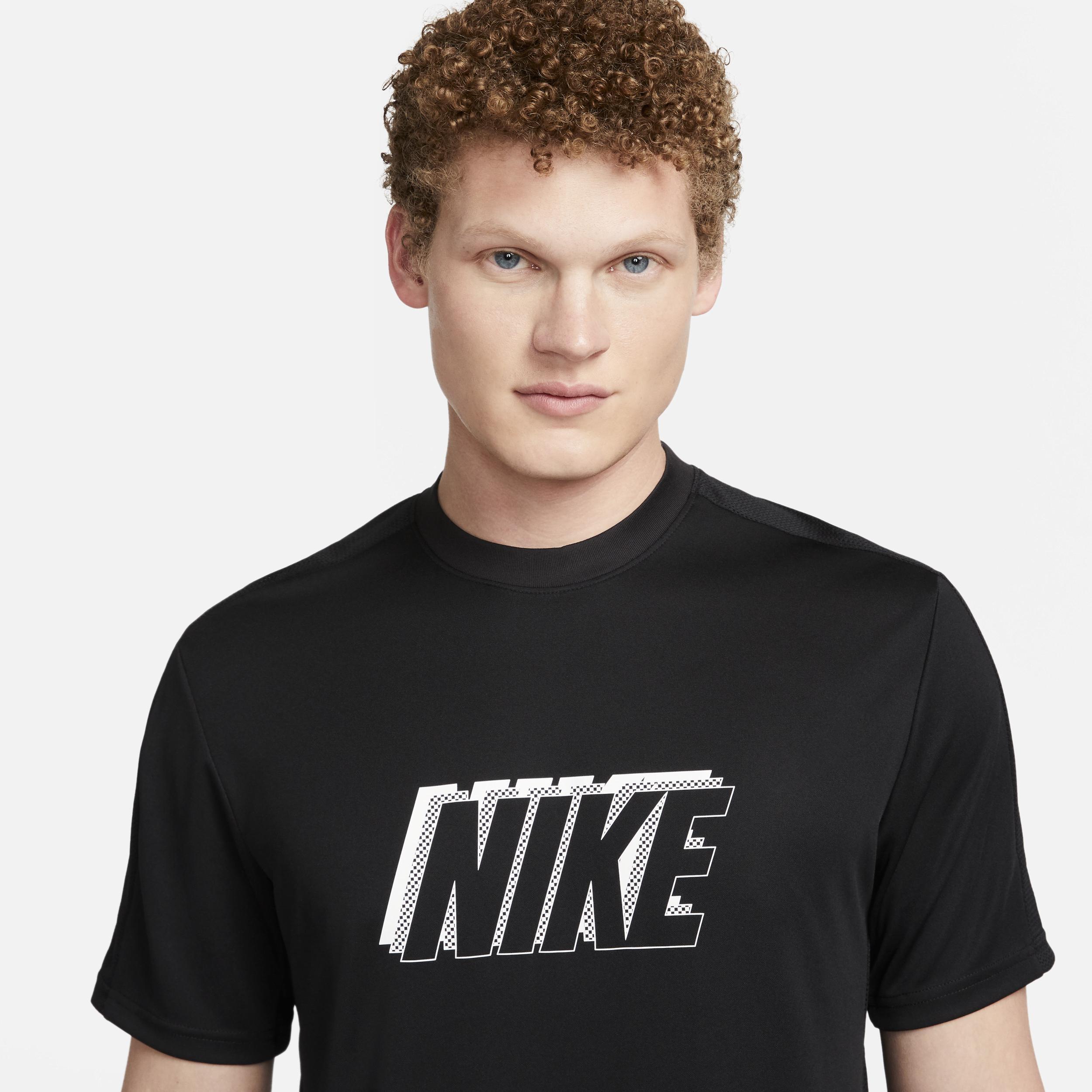 Nike Mens Dri-FIT ACD23 Short Sleeve GX Top - Black/White/Black Product Image