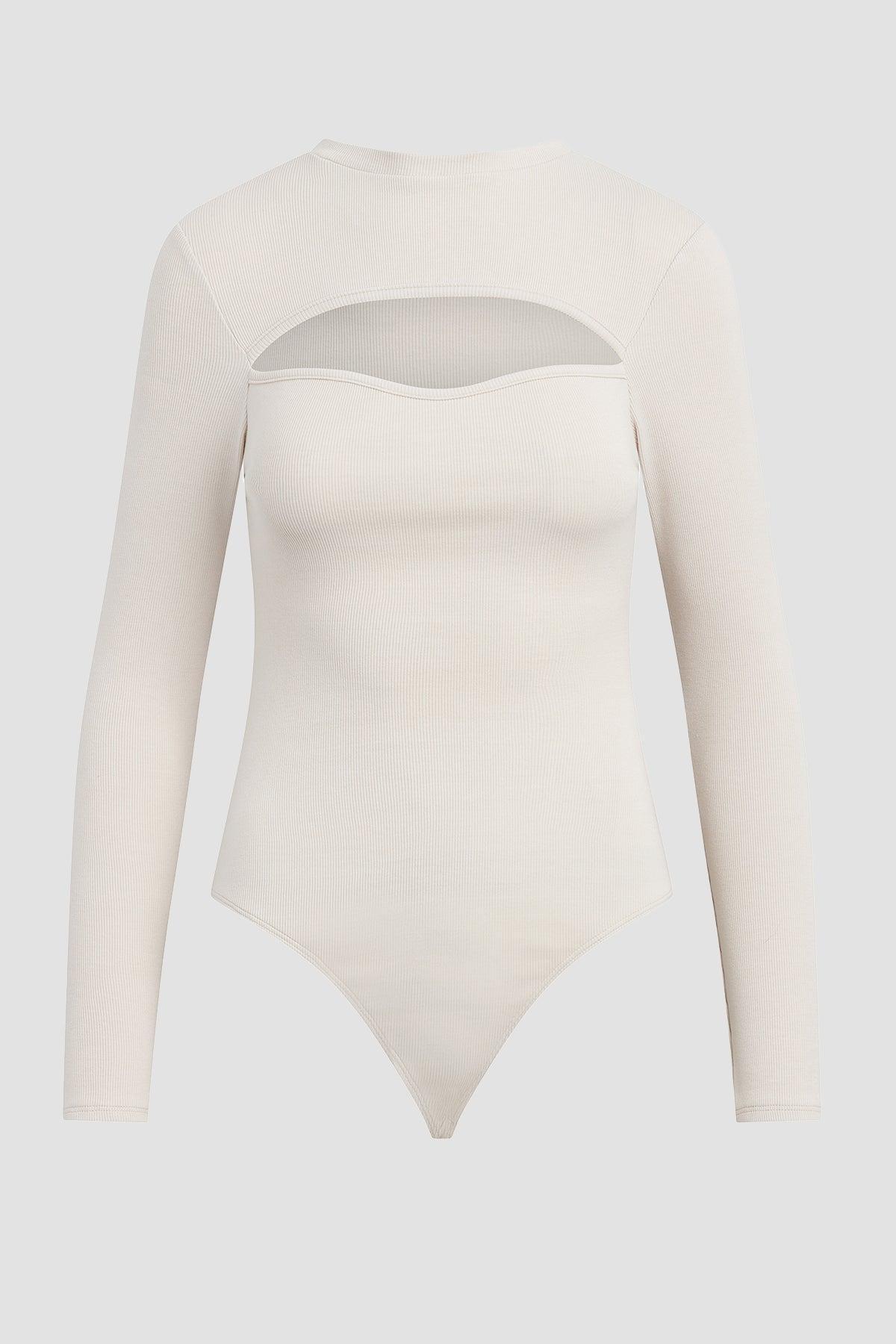 Sweetheart Cut Out Bodysuit Female Product Image