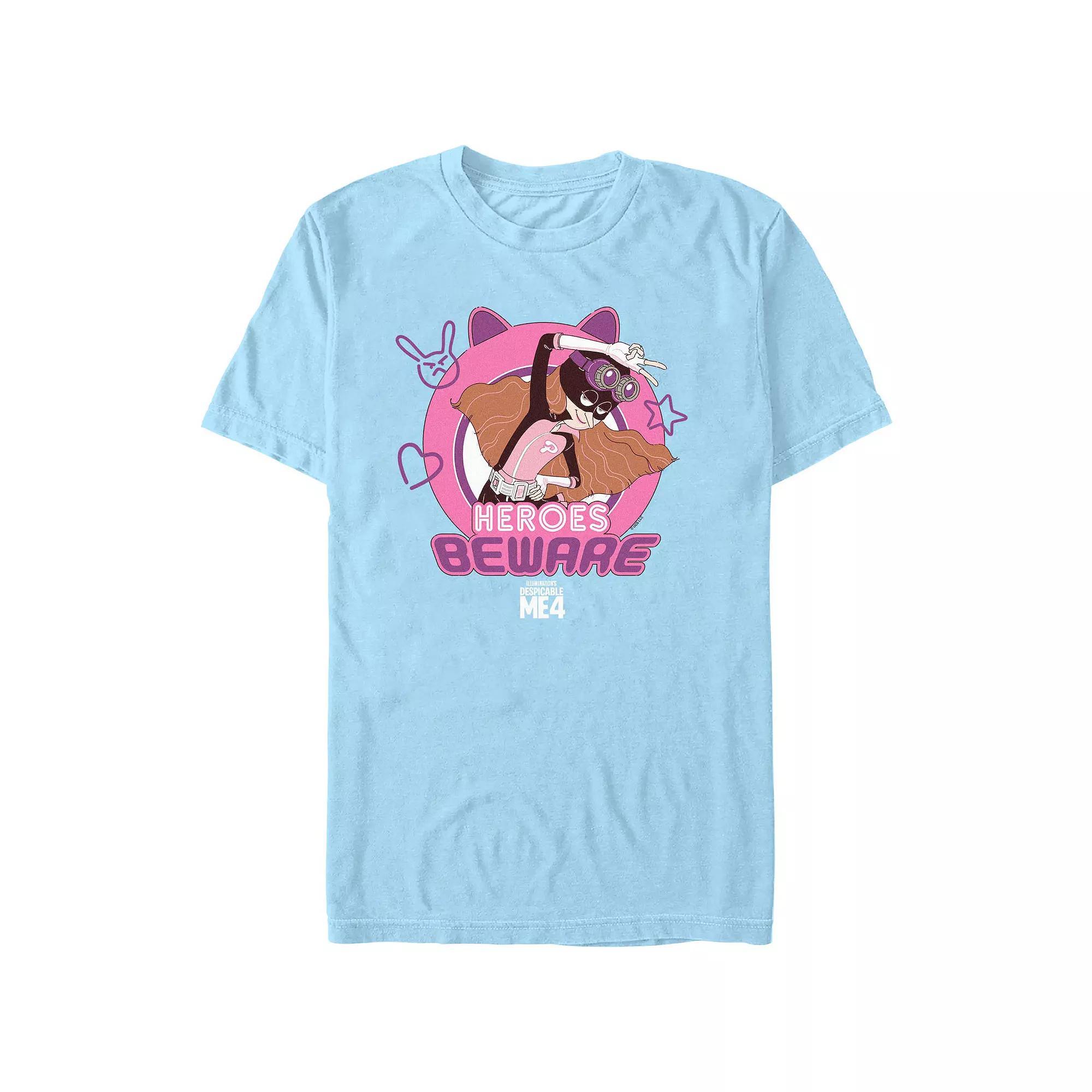 Men's Despicable Me 4 Heroes Beware Graphic Tee,  Product Image