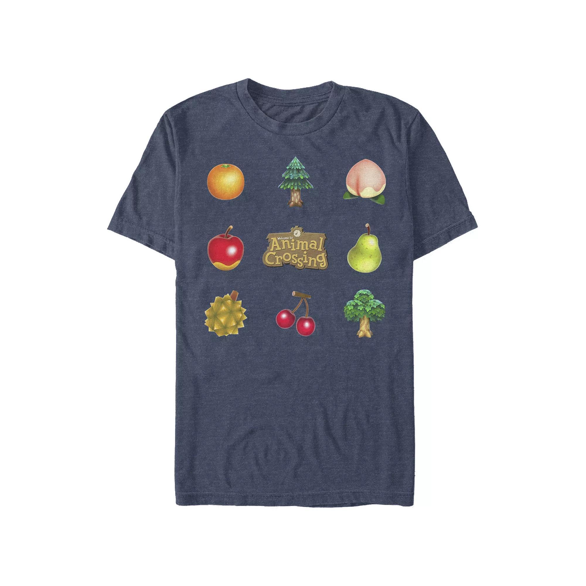 Men's Animal Crossing Items Found Title Logo Graphic Tee,  Product Image