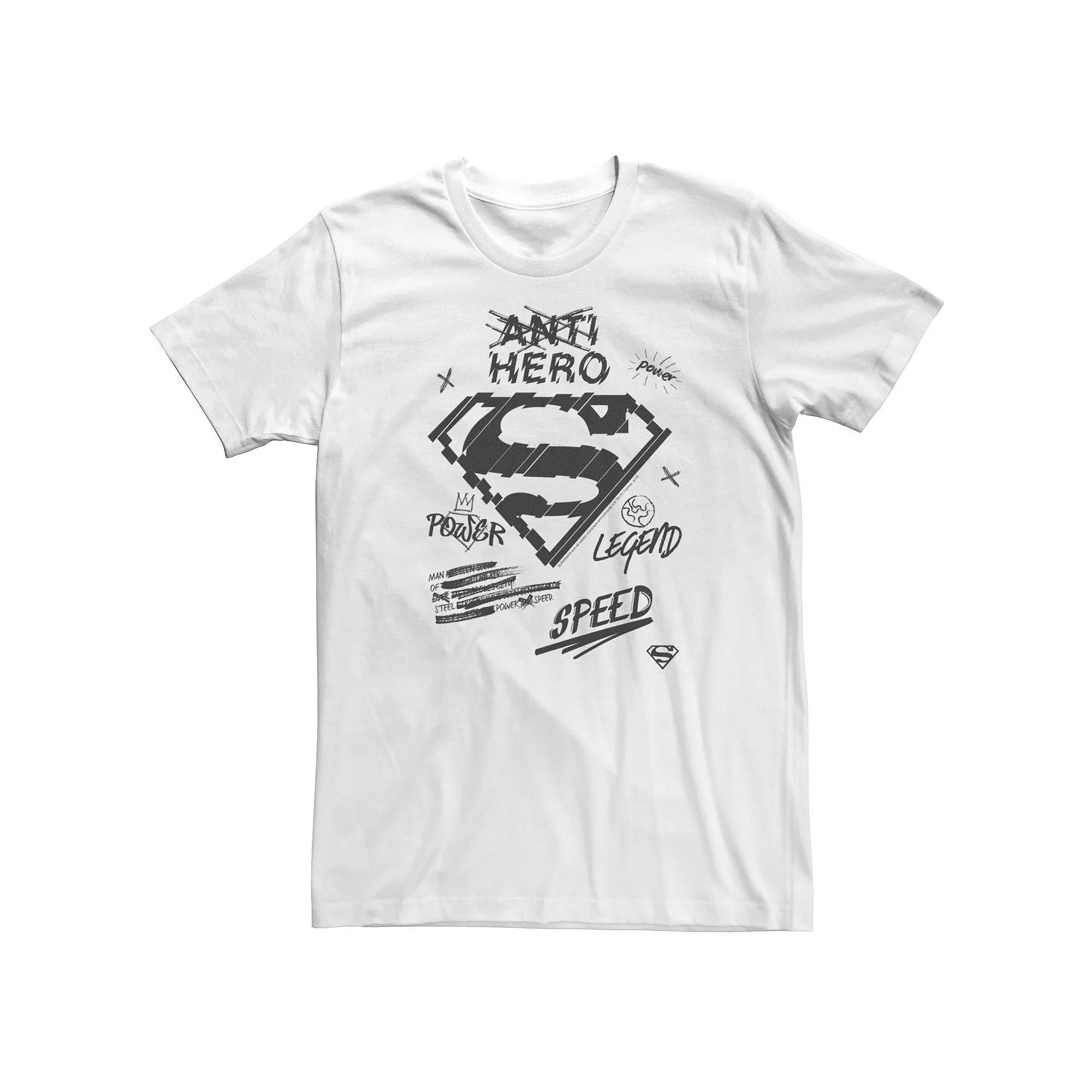 Men's DC Comics Superman Sketched Chest Logo Graphic Tee,  Product Image