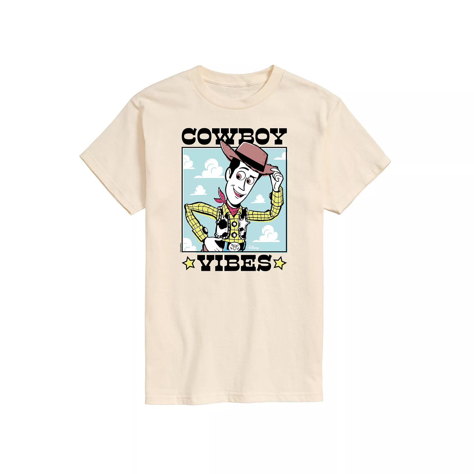 Disney / Pixar's Toy Story 4 Men's Cowboy Vibes Graphic Tee,  Product Image