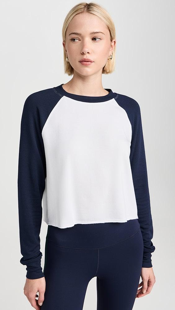 Splits59 Cropped Warm Up Fleece Sweatshirt | Shopbop Product Image