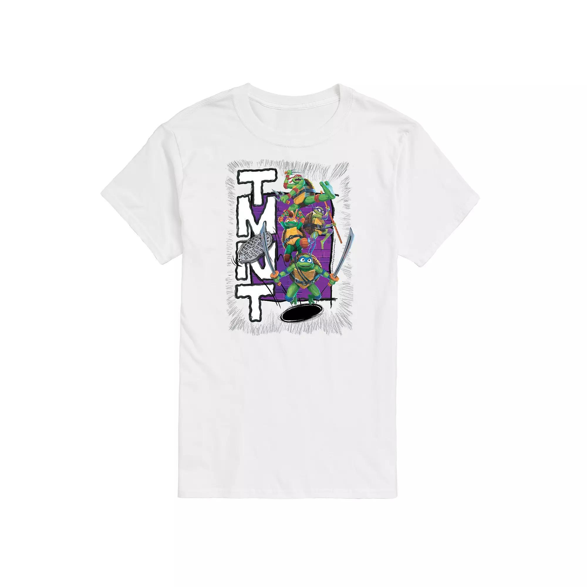 Big & Tall Nickelodeon TMNT Mutant Mayhem Group Graphic Tee, Men's,  Product Image