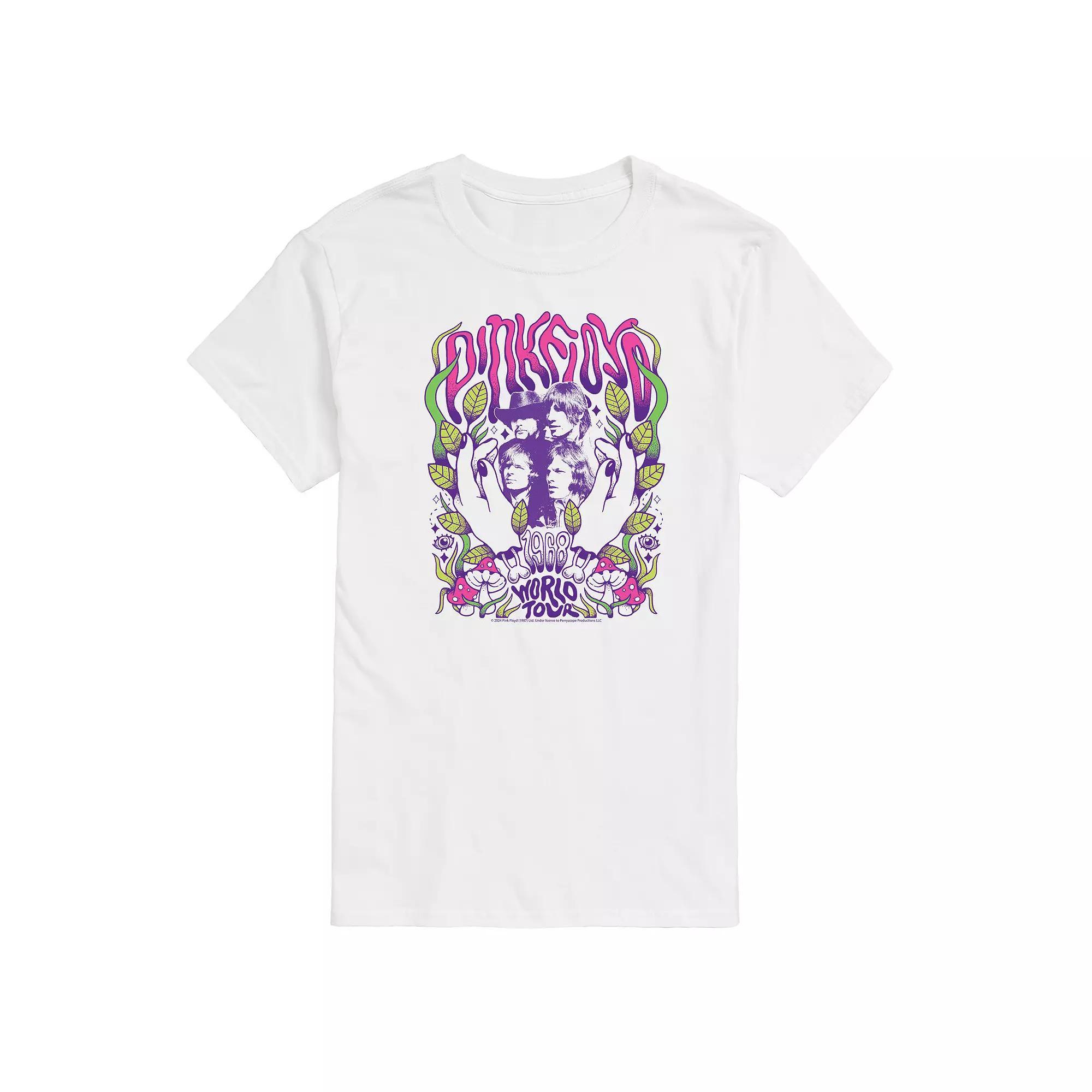 Big & Tall Pink Floyd World Tour 1968 Graphic Tee, Men's,  Product Image