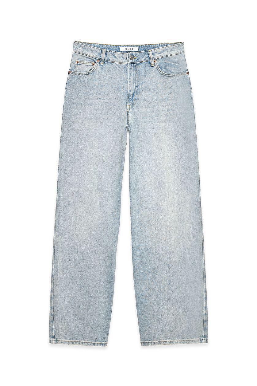 Loose Low Waist Long Jeans Product Image