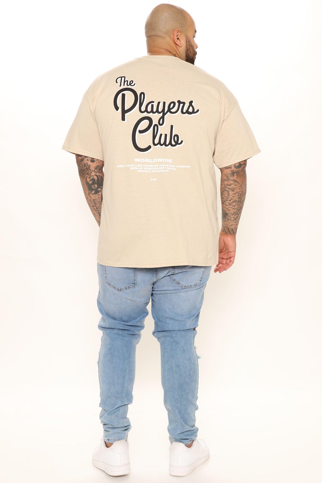 The Players Club Short Sleeve Tee - Tan/Multi Product Image