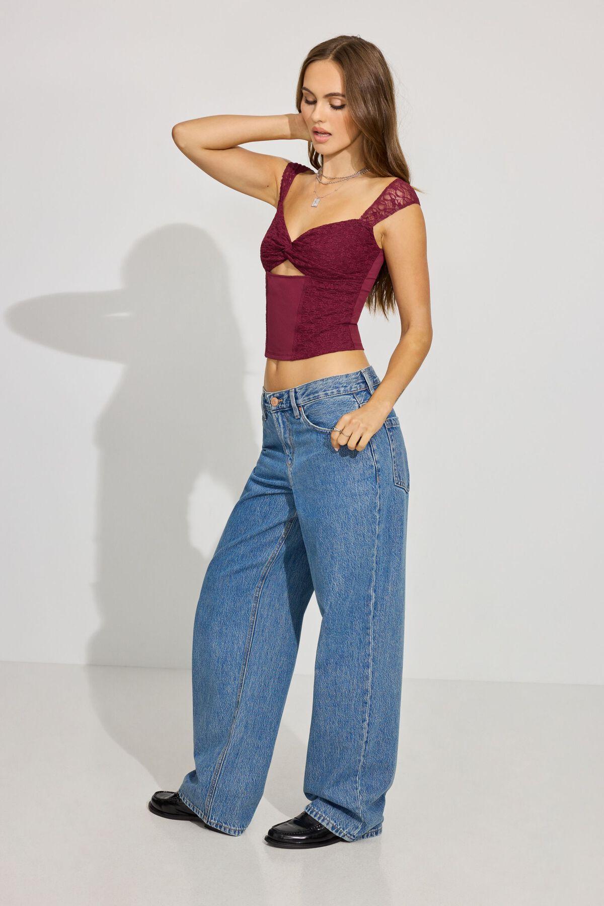 Deep Plunge Sleek Cami Top Product Image