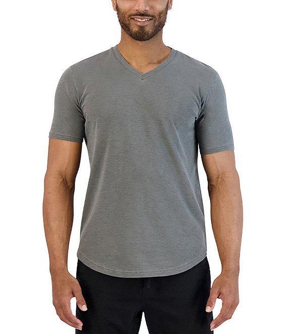 Goodlife Sun-Faded Slub Scallop Short-Sleeve V-Neck T-Shirt Product Image