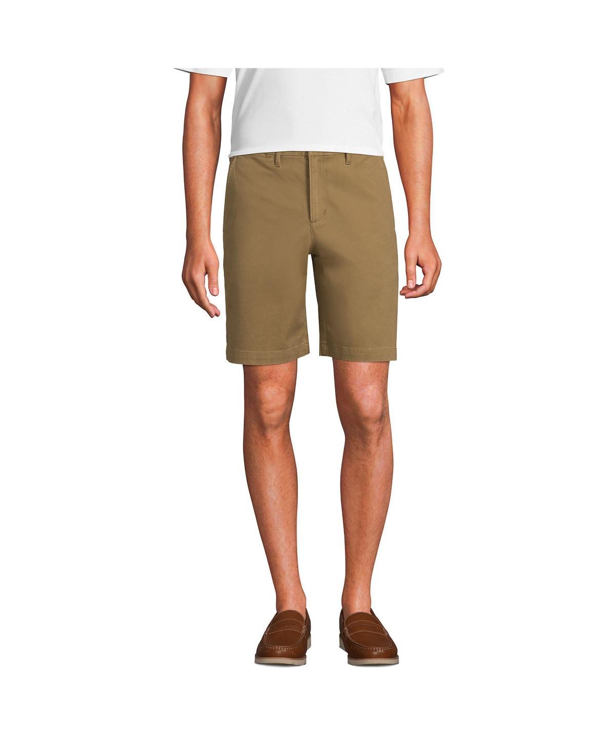 Men's Lands' End 9-inch Comfort-Waist Comfort-First Knockabout Chino Shorts, Size: 34, Green Product Image