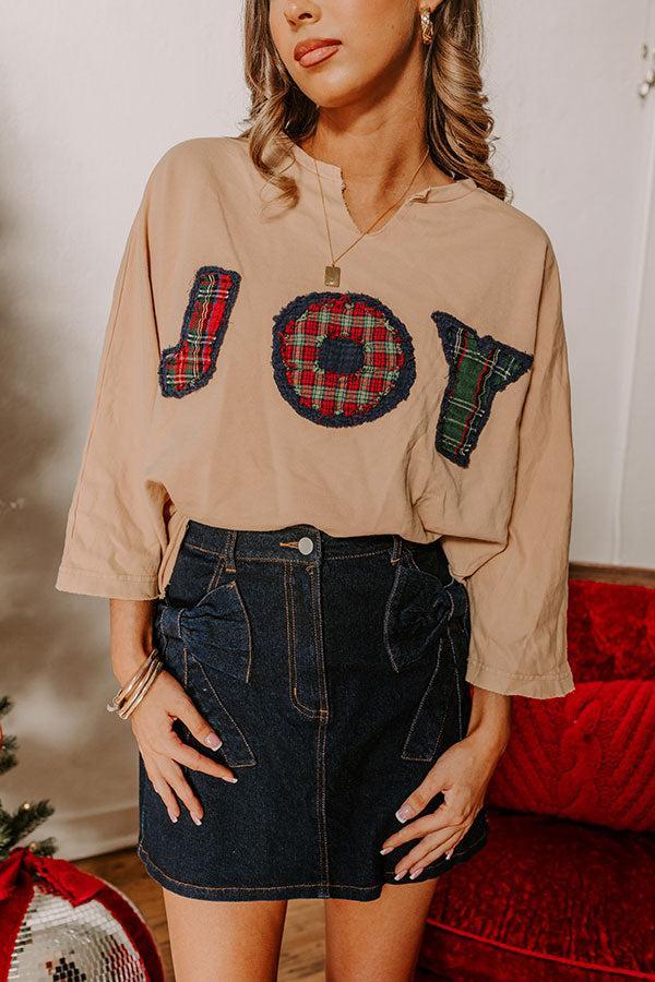 Joy Patch Vintage Tee Product Image