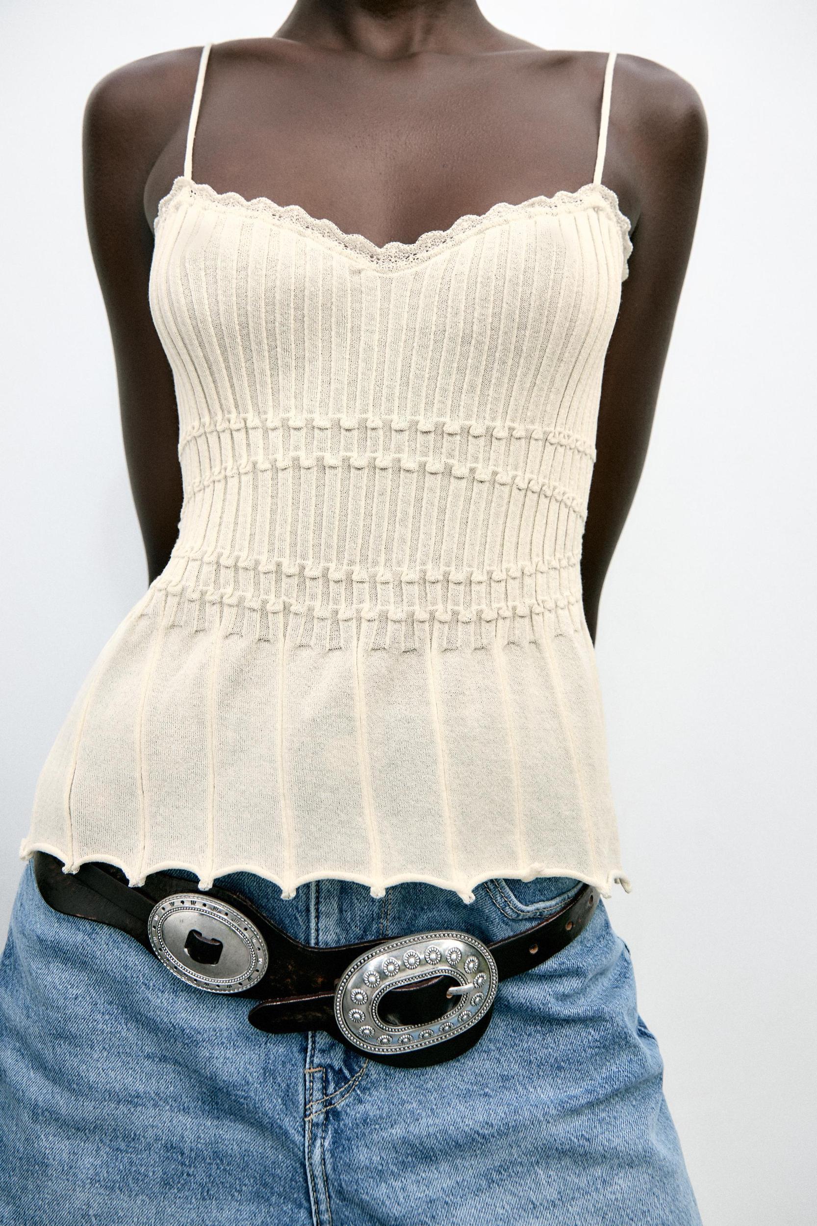 RIBBED KNIT TOP Product Image