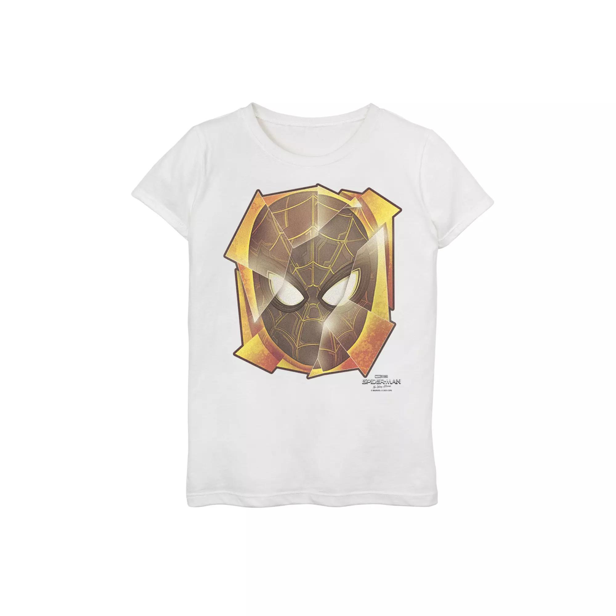 Girls 7-16 Marvel Spider-Man No Way Home Shattered Mask Pieces Graphic Tee, Girl's,  Product Image