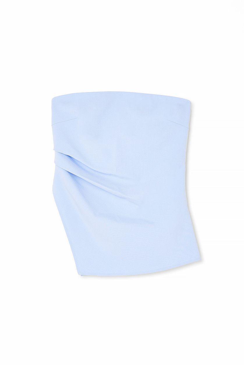 Sleeveless Asymmetric Bandeau Top Product Image