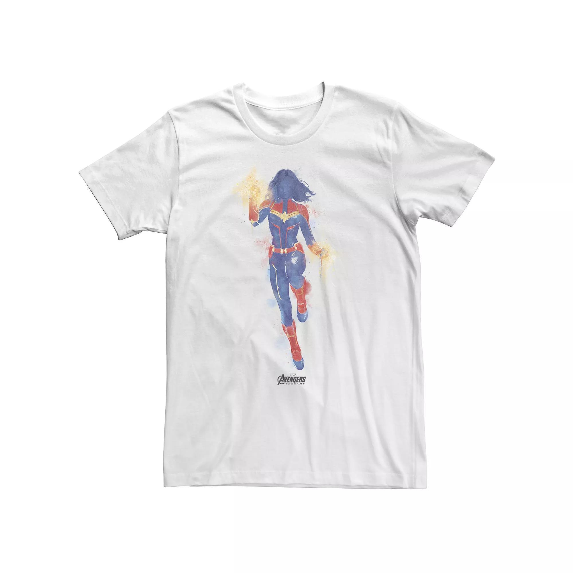 Big & Tall Marvel Avengers Endgame Spray Paint Tee, Men's,  Product Image