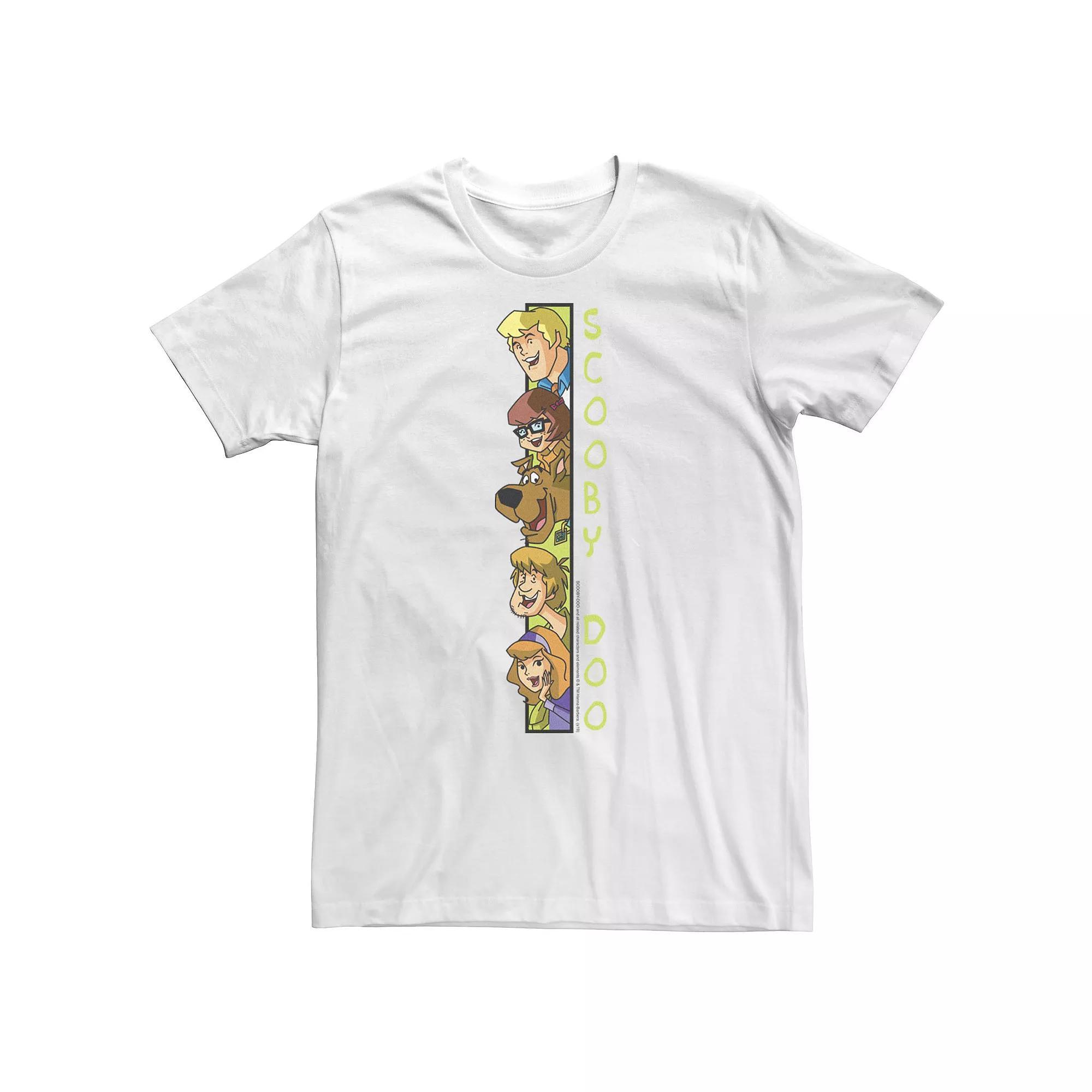 Big & Tall Scooby-Doo Peeking Mystery Gang Tee, Men's, Size: XXL Tall, White Product Image