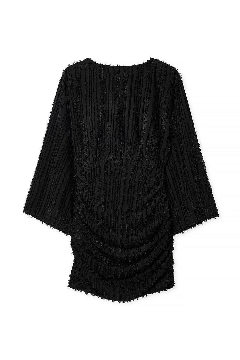 Open Back Fringe Mini Dress Product Image