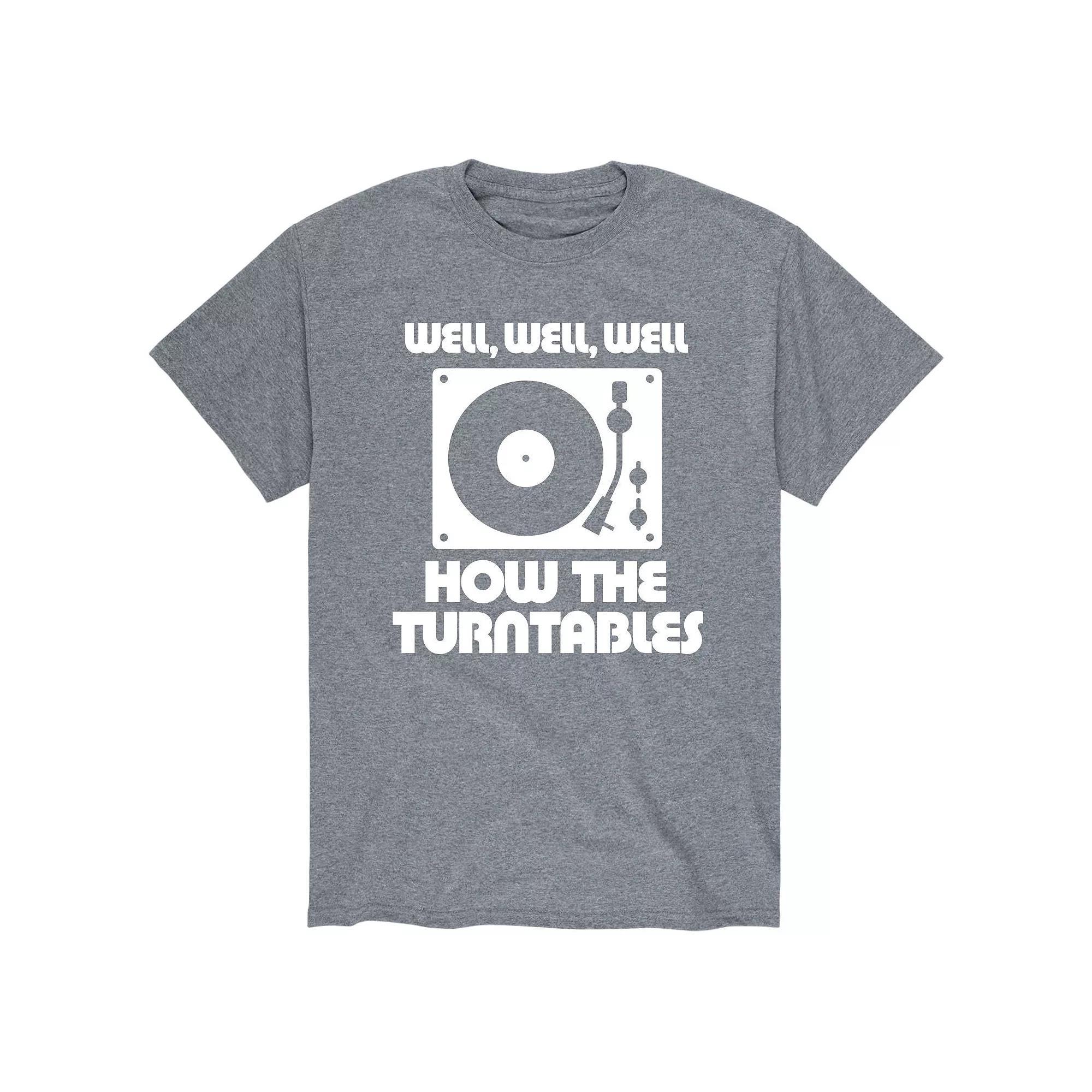 Men's Well Well Turntables Tee,  Product Image