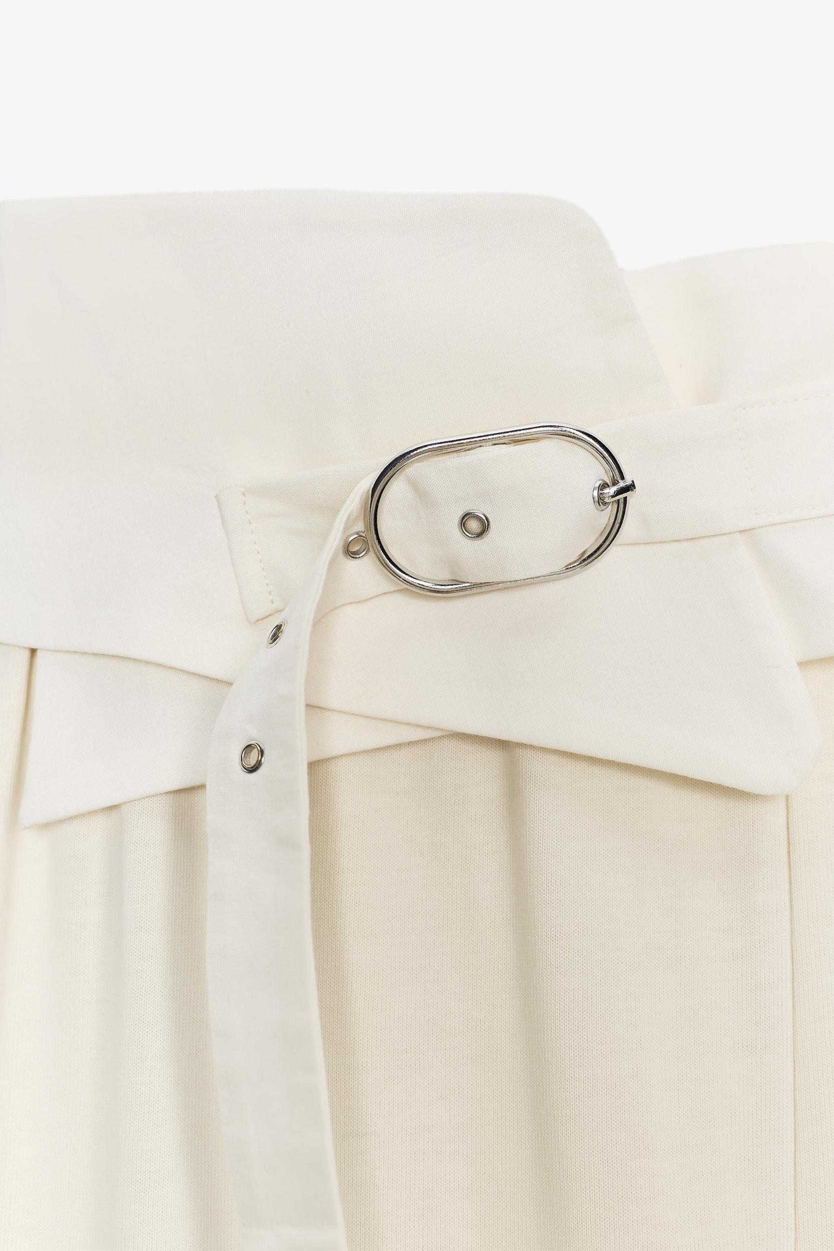 BELTED PANTS Product Image