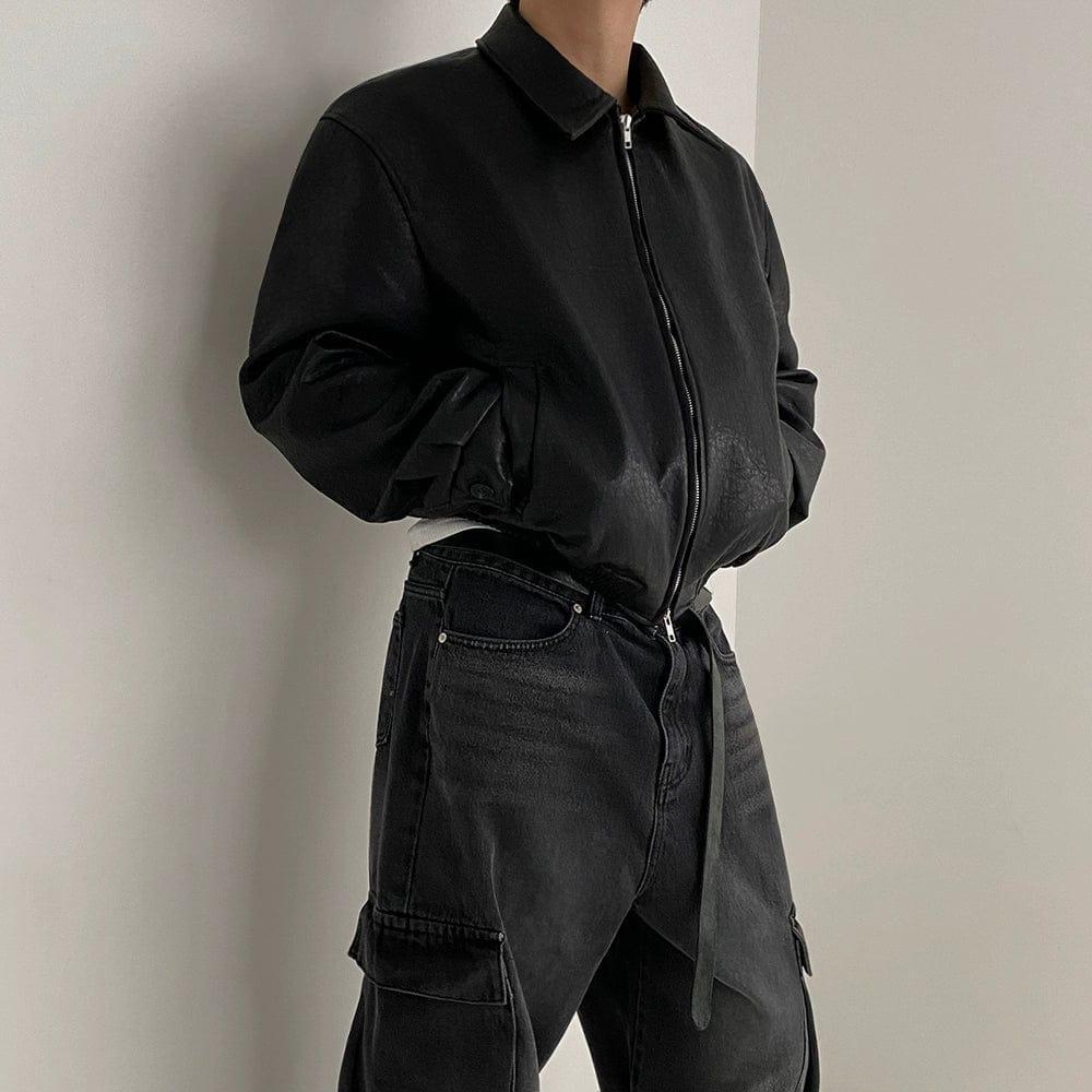 RT No. 11186 ZIP-UP LEATHER JK Product Image